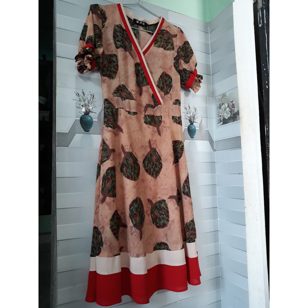 Đầm chị chân váy 2