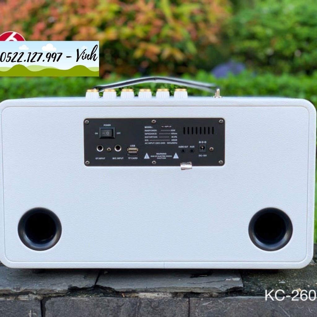 Loa Kéo Xách Tay KCBOX KC260 Plus - Hàng Chính Hãng - Gia Khang Shop