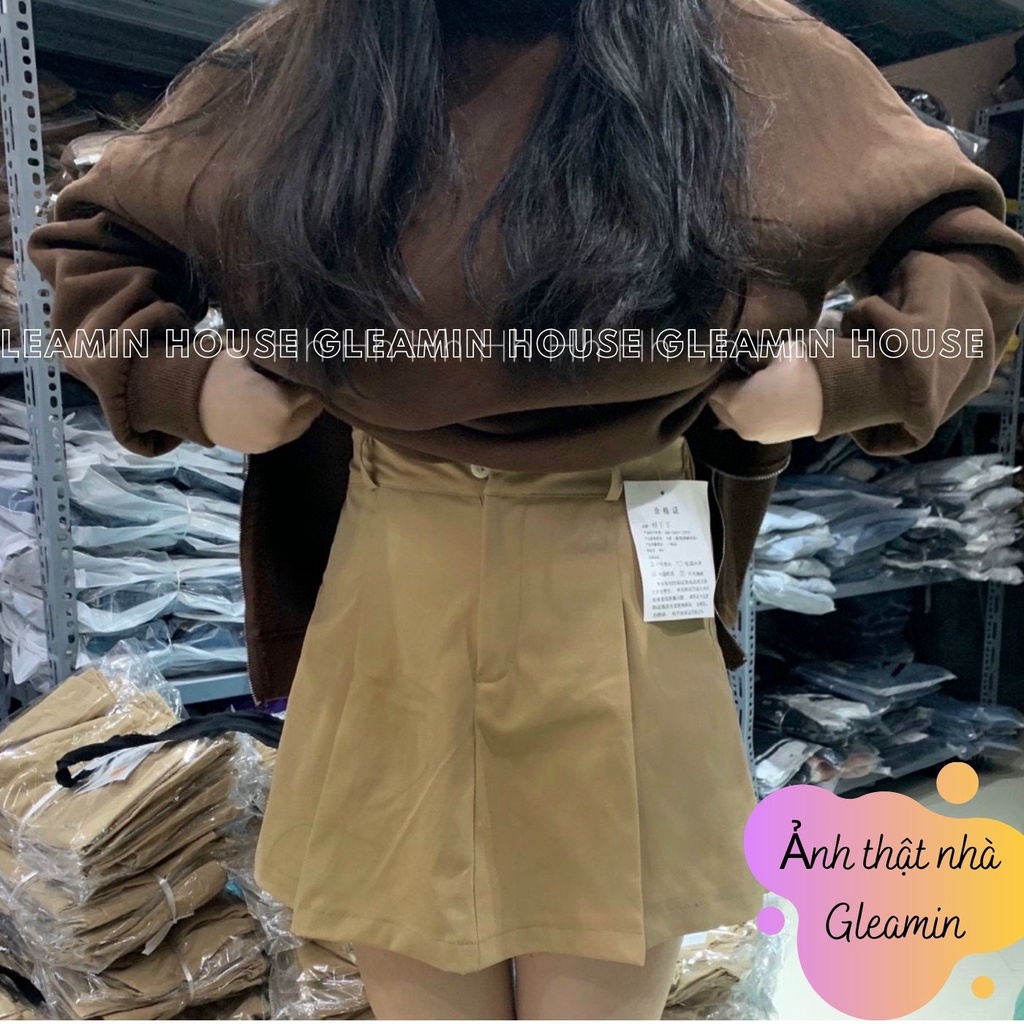 Quần giả váy nữ lưng thun chất kaki cực đẹp lên form xinh ( Ảnh thật )