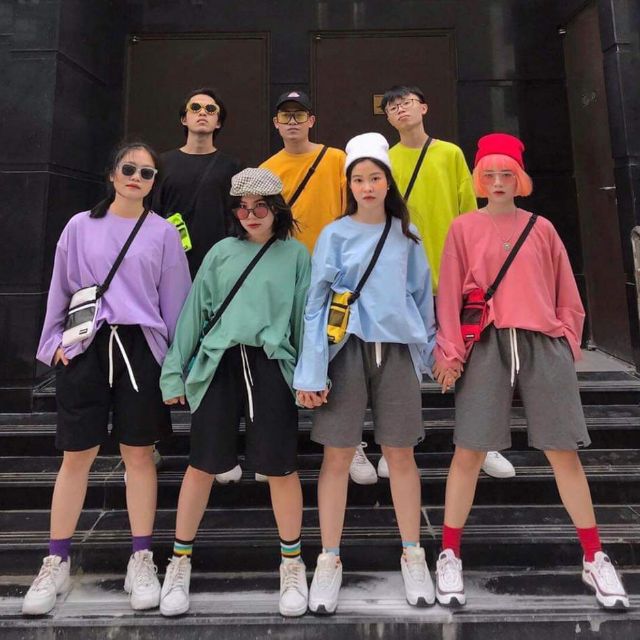 Áo Thun Tay Dài Nam Nữ Unisex