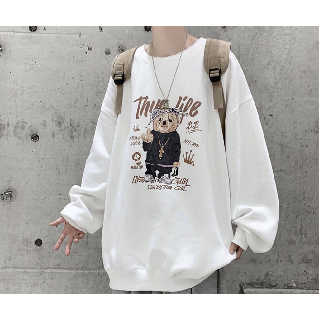Áo Nỉ Sweater, Hoodie Gấu Mochino, Nam Nữ Unisex, Form Rộng, Chất Nỉ Bông Cao Cấp, Hottrend 2021, Top Xu Hướng | BigBuy360 - bigbuy360.vn
