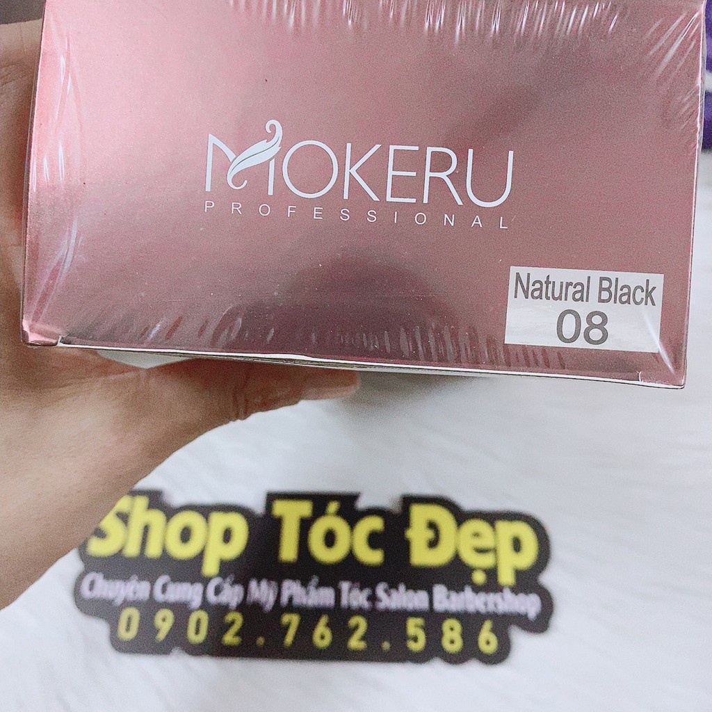 Dầu Gội Phủ Bạc Màu Đen +nâu  MOKERU 500ml