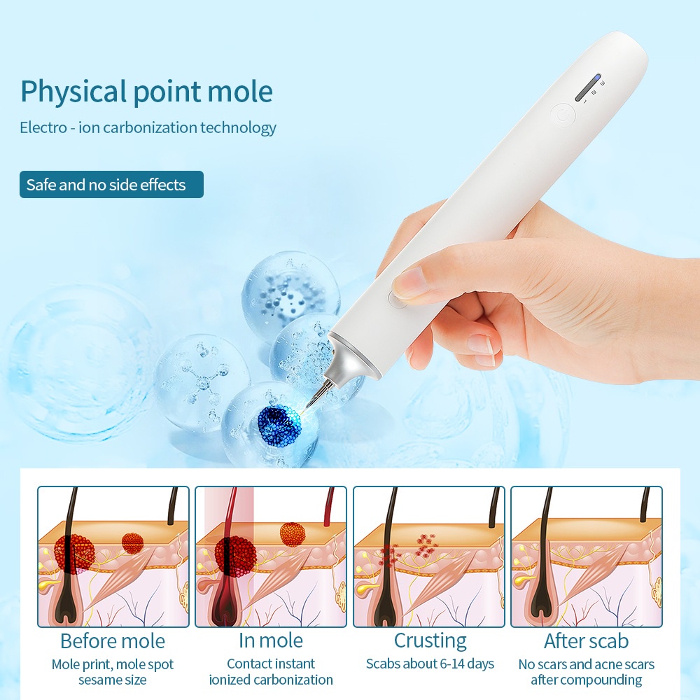 Foreverlily Bút Laser Xóa Nốt Ruồi/Hình Xăm/Tàn Nhang Làm Đẹp Tiện Dụng