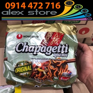 Bịch 5 Gói Mì Tương Đen Chapagetti Hàn Quốc (140 gram x 5 gói)