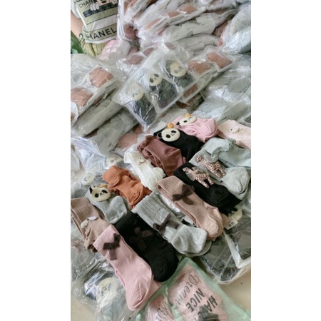 7-13kgQuần tất len liền bàn đính nơ, đính thú siêu xinh xắn