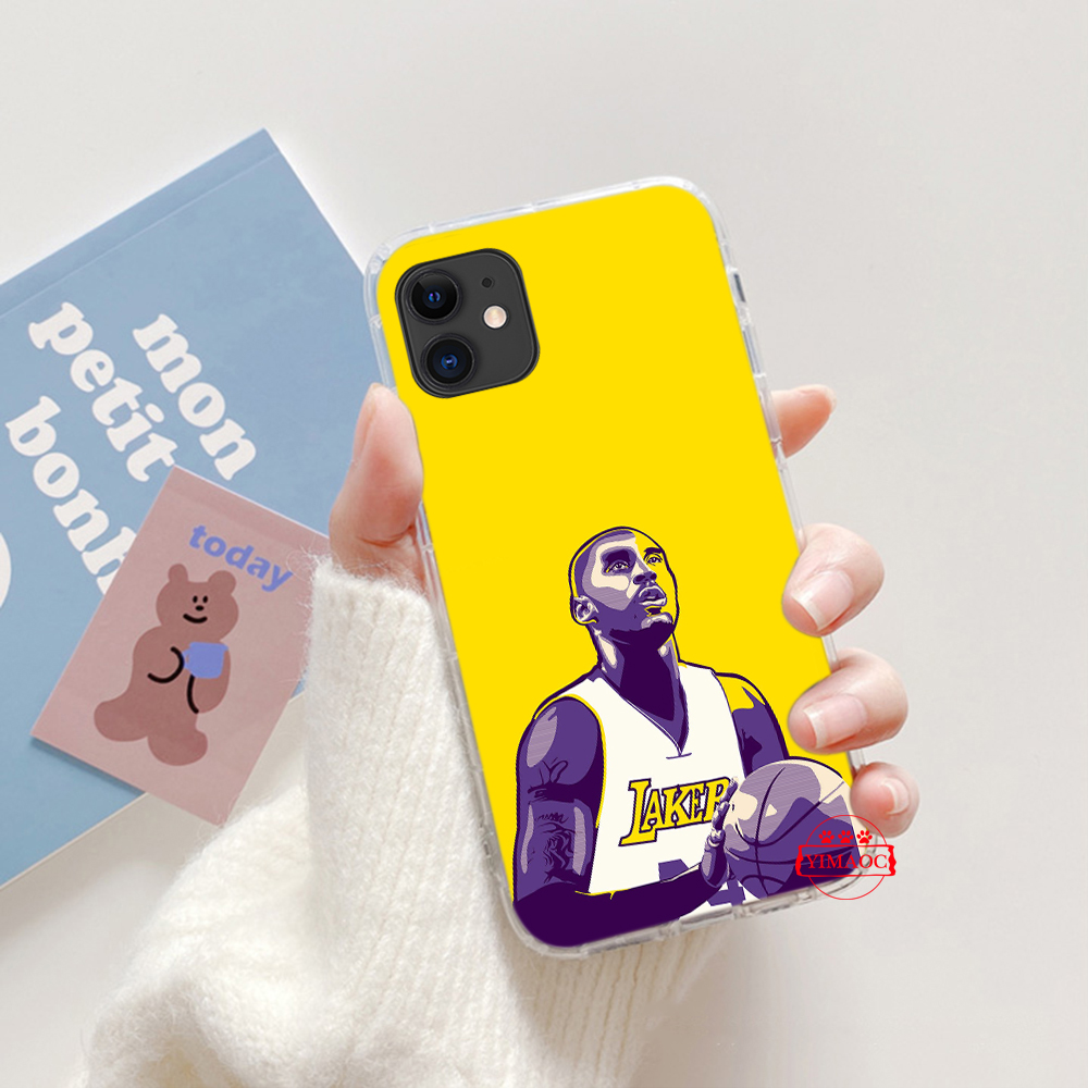 Ốp lưng họa tiết kobe bryant cho iPhone 12 Mini 11 Pro XR XS Max