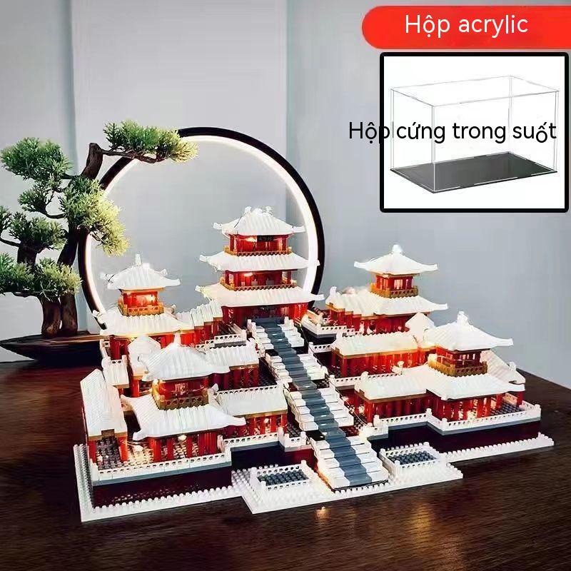 Lego Ngành kiến ​​​​trúc to lớn Khu nhà câu đố cậu bé cô gái đồ chơi trẻ em
