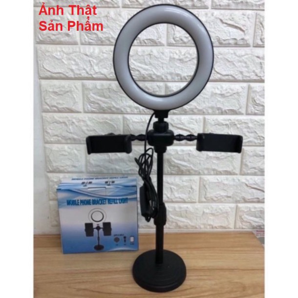 ivn170 Đèn LiveStream 16cm hỗ trợ ánh sáng chụp ảnh make up 3 chế độ - Chất liệu hợp kim chắc chắn - Phù hợp gắn các máy | BigBuy360 - bigbuy360.vn