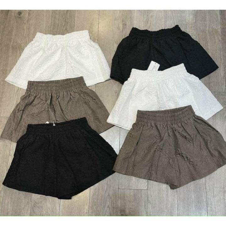 Quần đùi Gamyy quần short in dập nổi form đứng cạp chun loại đẹp - 019