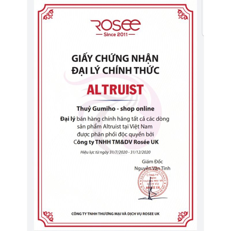 Kem chống nắng Altruist Dermatologist Sunscreen SPF50 100ml | BigBuy360 - bigbuy360.vn