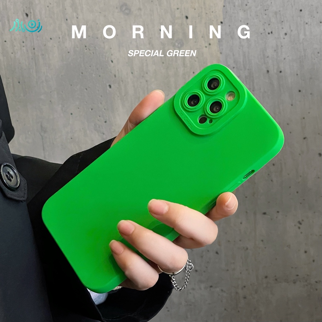 Ốp điện thoại silicon TPU chống sốc màu dạ quang thích hợp cho IPhone 13 pro max 12 11 Pro Max X XS MAX XR 7 8 plus