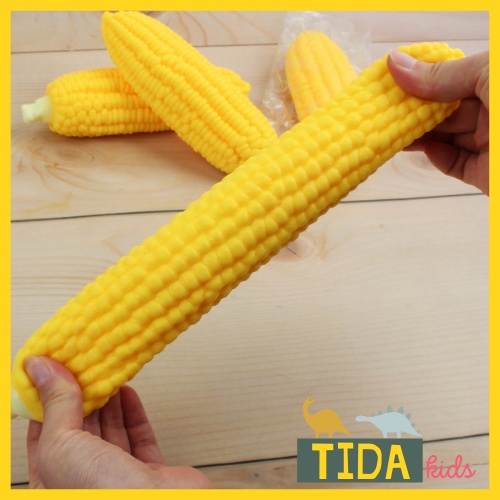 Ngô Vàng Bóp Mềm ⚡ HOT TREND ⚡ Squishy Mochi Bắp Cute, Đồ Chơi Xả Stress Dễ Thương Xua Tan Căng Thẳng, TiDa Kids Shop