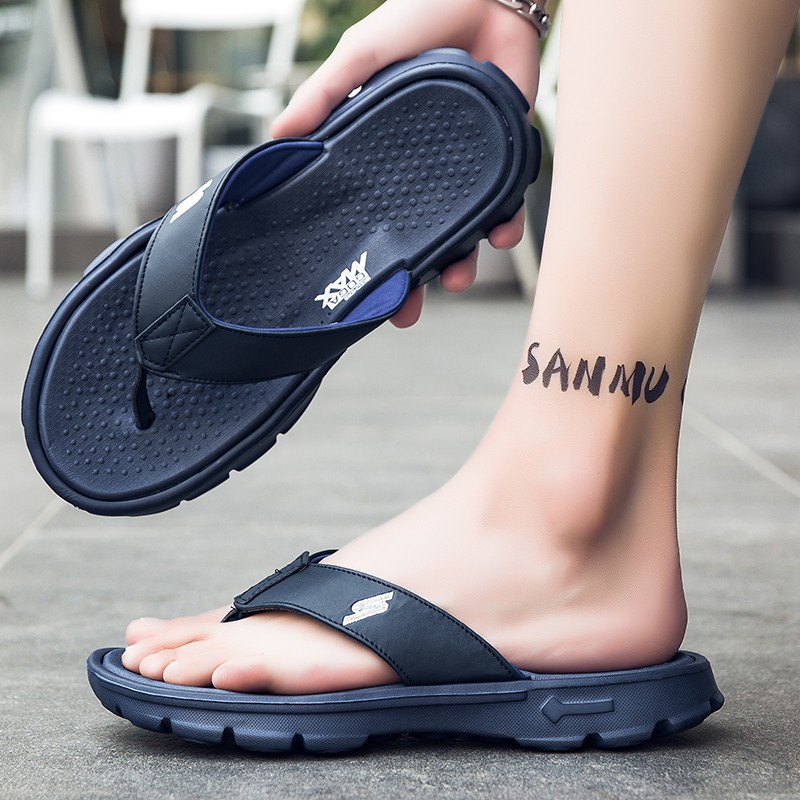 Dép Sandal Skechers Goga Max Size Lớn Chống Trượt Thời Trang Mùa Hè Cho Nam