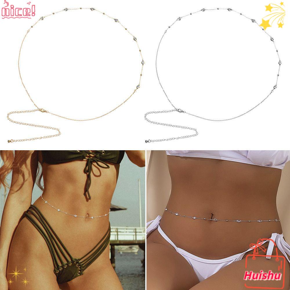 ✣Hs✣ Chuỗi Dây Đeo Thắt Lưng Trang Trí Bikini Thời Trang Xuân Hè Quyến Rũ