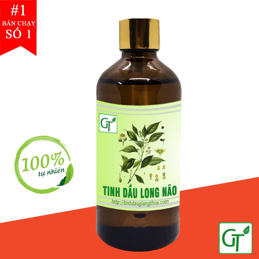 Tinh dầu Long Não Nguyên Chất GT 10-100ml - Xoa Bóp, Ngâm Chân, Giảm Đau
