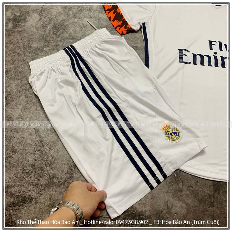 Áo Đấu Real Madrid 2021/ Freeship/ Quần Áo Đá Banh Real madrid hàng thailand cao cấp