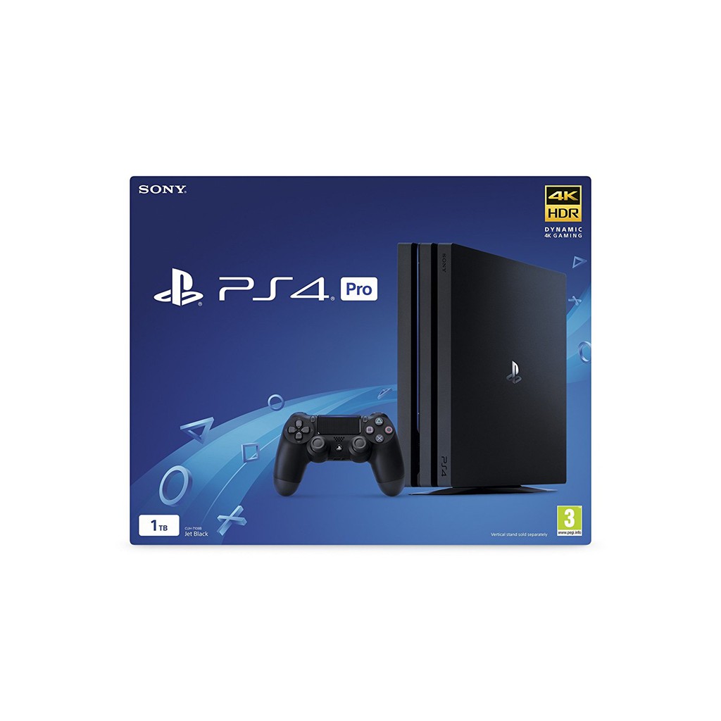 Bộ Máy Chơi Game Playstation 4 Pro + 2 Tay cầm + Đĩa Game Pes 2020 Hệ EU