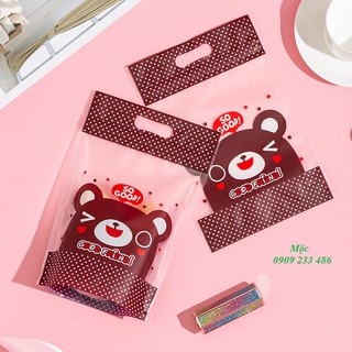 Túi zip bánh kẹo so good hinh gấu