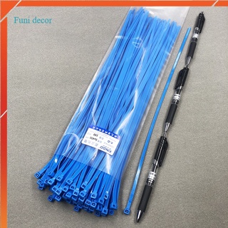 Dây thít nhựa lạt rút nhựa bó 20 cái 15cm dây thít chịu lực loại màu sắc Funi decor