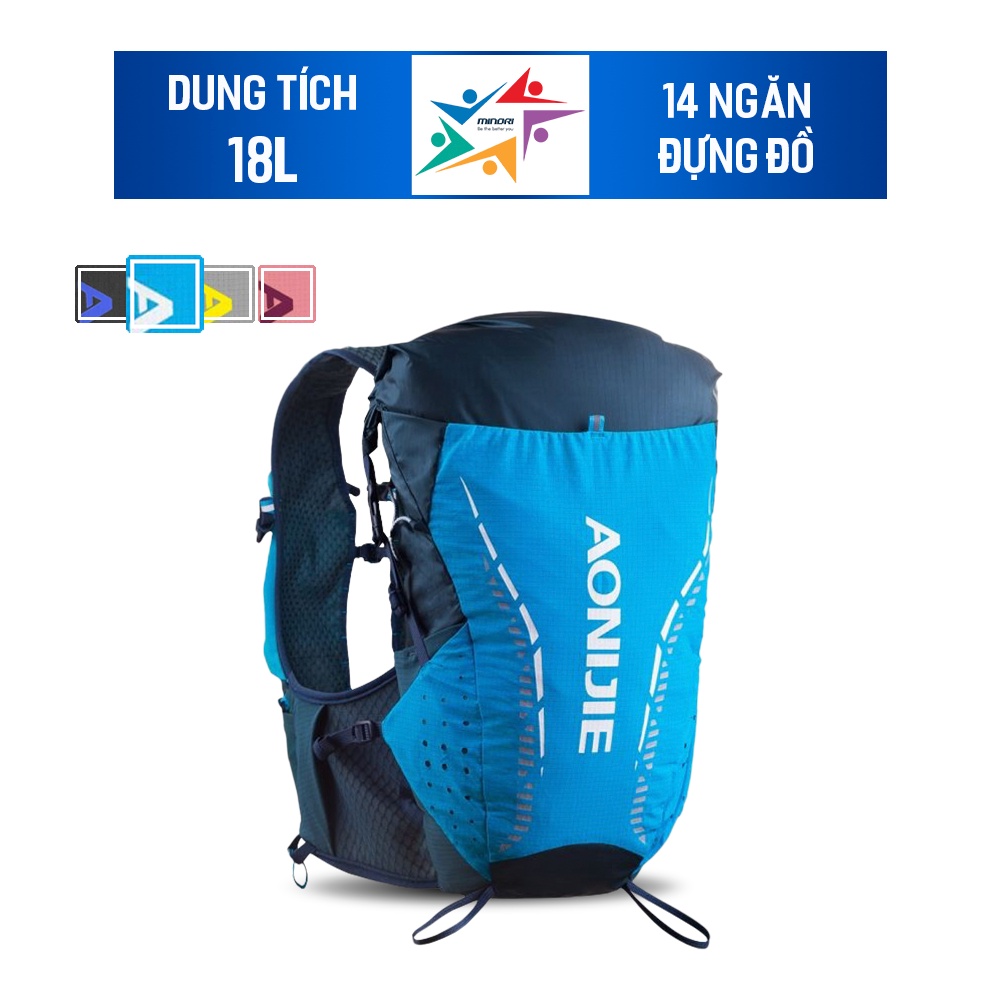 Balo Vest Nước Thể Thao Chạy Bộ Chạy Trail Leo Núi Trekking Aonijie C9104S 18L