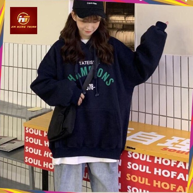áo nỉ nữ , áo khoác hoodie phối chữ cá tính 0011