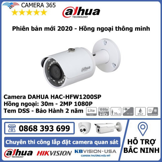 NJI Camera Dahua 1200SP S4 - Tem DSS BH 24 Tháng 4 V071