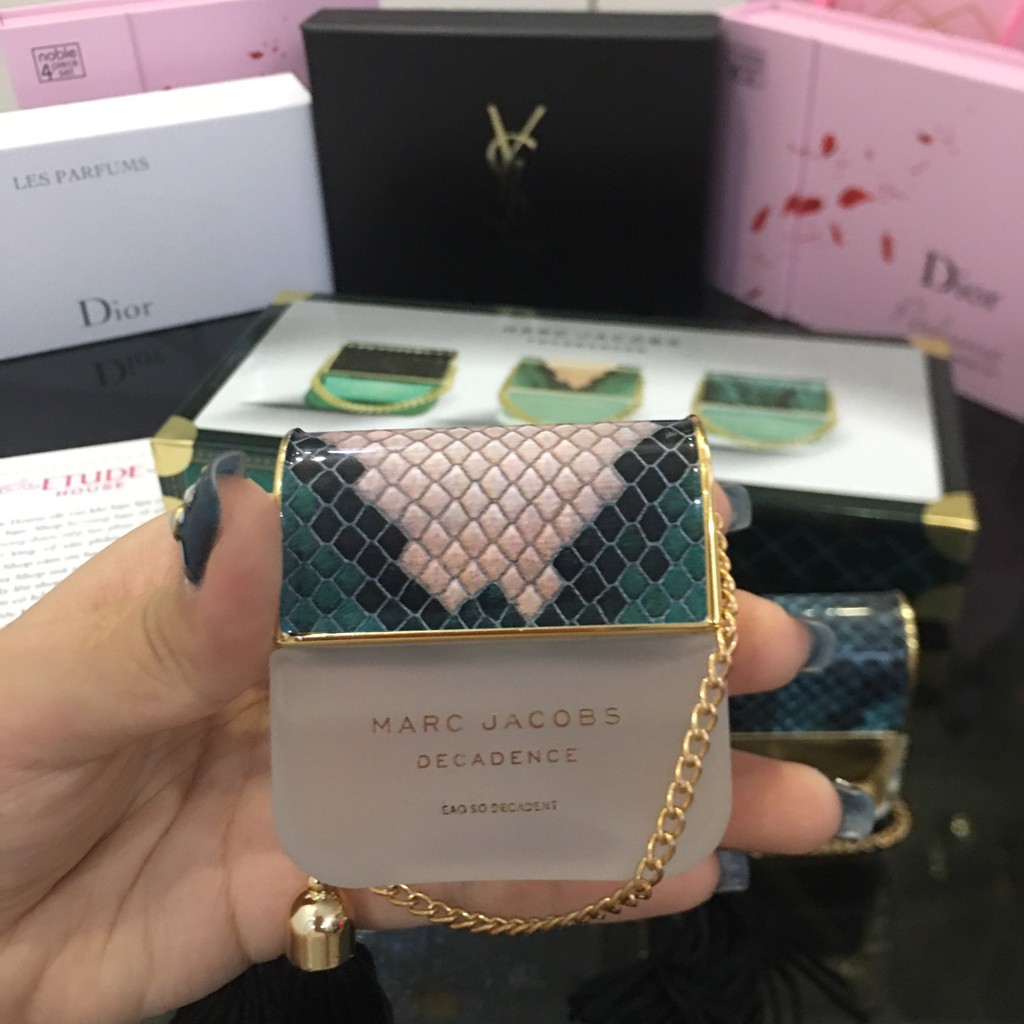 (Bộ mini) sét Nước Hoa Marc Jacob. Bộ 3 chai Hàng hiếm. biểu tượng lấp lánh của sự quyến rũ và sang trọng | Thế Giới Skin Care