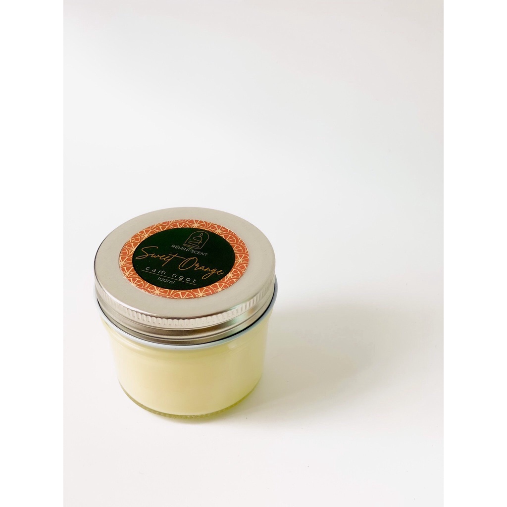 Nến thơm Organic hương Cam Ngọt 100ml