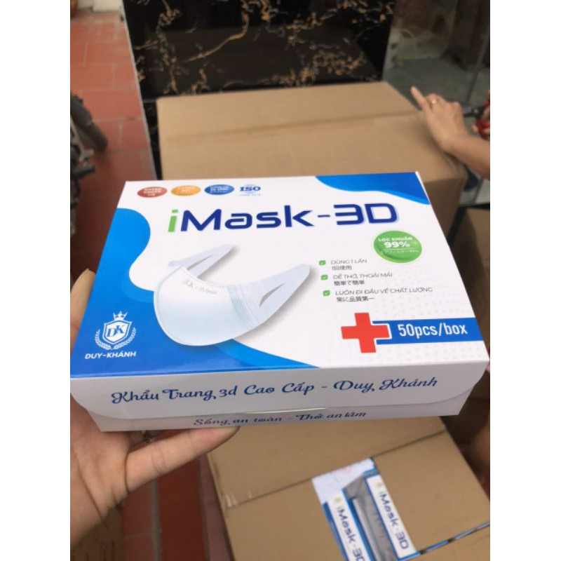 (3d Đen)Hộp khẩu trang 3d mask công nghệ Nhật màu Đen