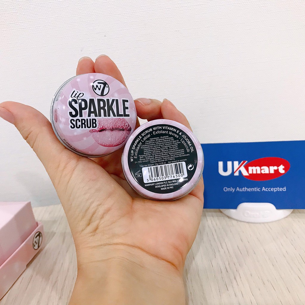 Son Tẩy Tế Bào Chết Môi W7 Sparkle Lip Scrub | BigBuy360 - bigbuy360.vn
