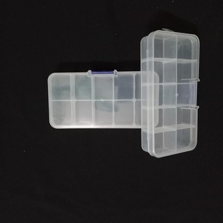 Hộp đựng mồi câu lure 10 ngăn chất liệu nhựa