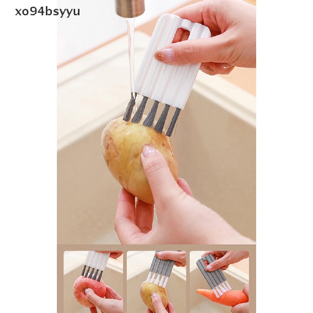 Cọ Vệ Sinh Bình Nước / Nắp Nồi / Bàn Phím Máy Tính Xo94Bsyu al Tay Cầm Cong Tiện Dụng