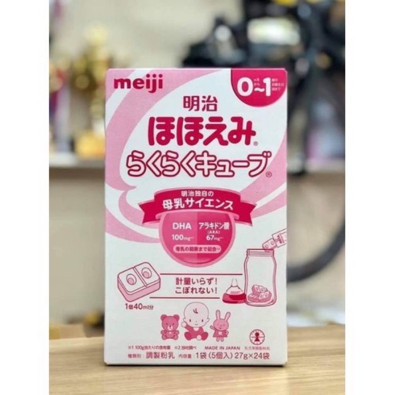 Sữa Bột Meiji Thanh Số 0 và Số 9 Hàng Nội Địa Nhật