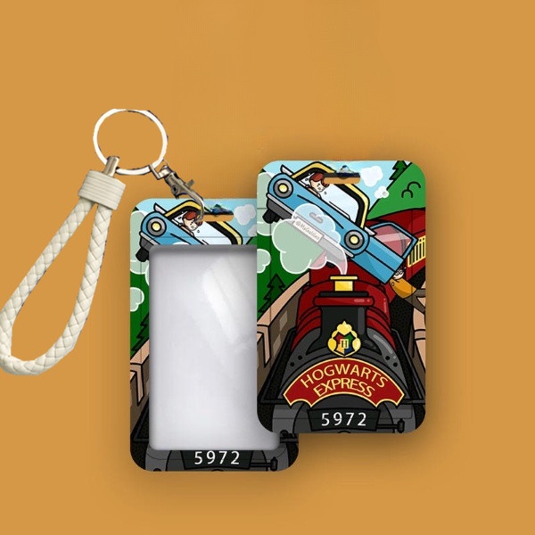 Vỏ Bọc Thẻ ID / Thẻ Tín Dụng Tàu Ngầm Kèm Dây Bện Phong Cách Harry Potter