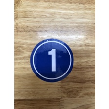 Số thứ tự tem tròn chất liệu pvc chống nước nhiều màu