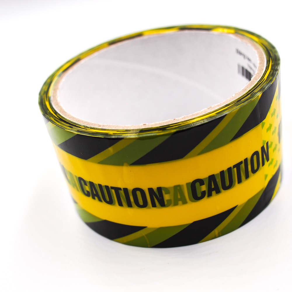 Băng keo tape vàng CAUTION - Sticker Factory - chiều dài 25m