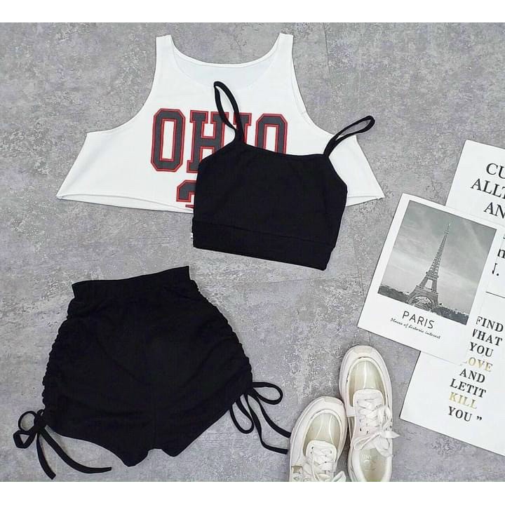 SET 3 món đùi vẫn chưa hạ nhiệt 3 màu áo trắng , vàng và cam UK2110212