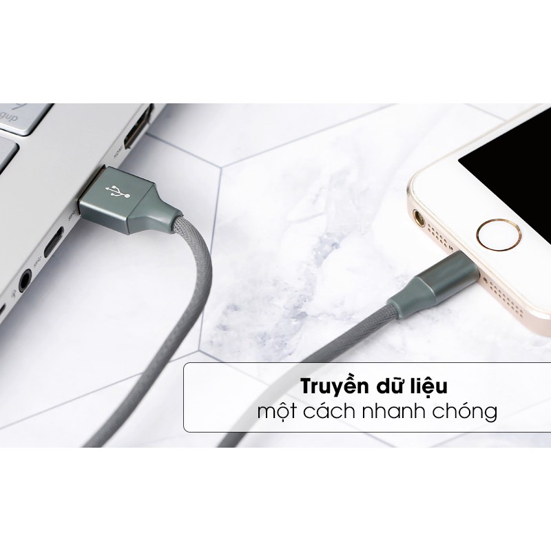 [CHÍNH HÃNG] Cáp Lightning 1m Xmobile LTL-01. Đầu ra 5V-2.1A. Công suất tối đa 10W.Sử dụng cho iPhone 5 và iPad 4 trở đi