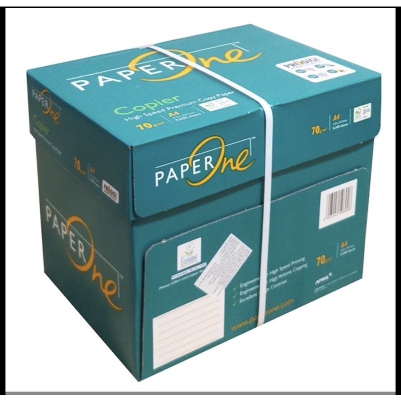 Giấy photo A4 Paperone định lượng 70gsm, gram 500 tờ