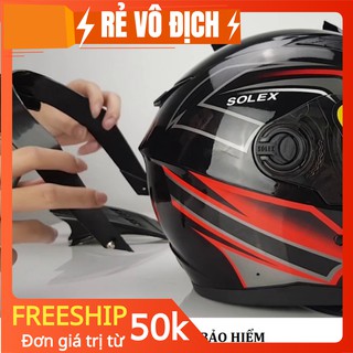Đuôi gió gắn mũ bảo hiểm fullface agu royal - siêu đẹp