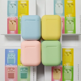 Tai nghe bluetooth i12  màu pastel