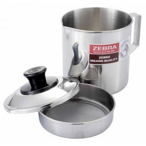 Ca nước Inox Có Vỉ Lược Zebra 151101 , hàng Thái Lan cao cấp