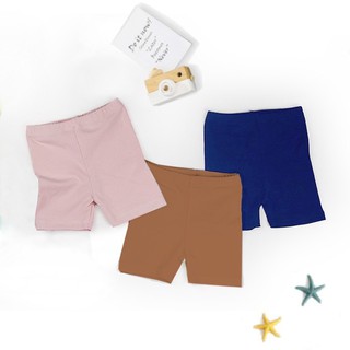 Quần legging đùi cotton 4 chiều cho bé gái 8-16kg