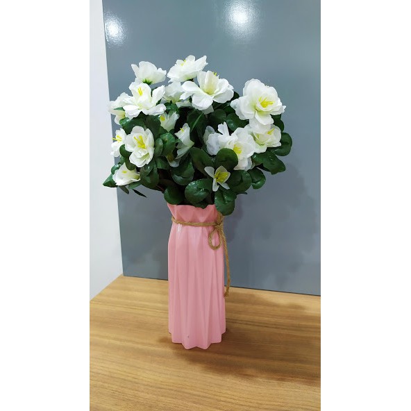 Lọ hoa giả trang trí - Bình hoa nhựa giả sứ dùng để cắm hoa giả - LH54