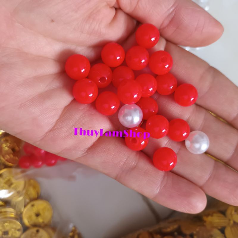 Đồng xu, hoa, lá, hạt châu, thỏi vàng thiếc vàng làm cây cành vàng lá ngọc