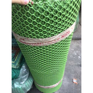 Lưới nhựa màu xanh. Khổ 1m. Lưới lót sàn, lưới chuồng gà. Hàng rào. Hàng Đẹp, Bền