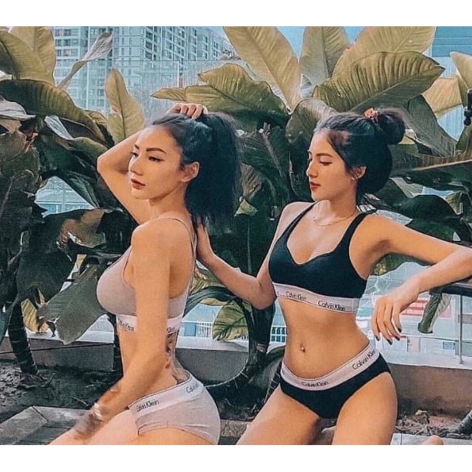 Set nội y Calvin Klein chéo lưng