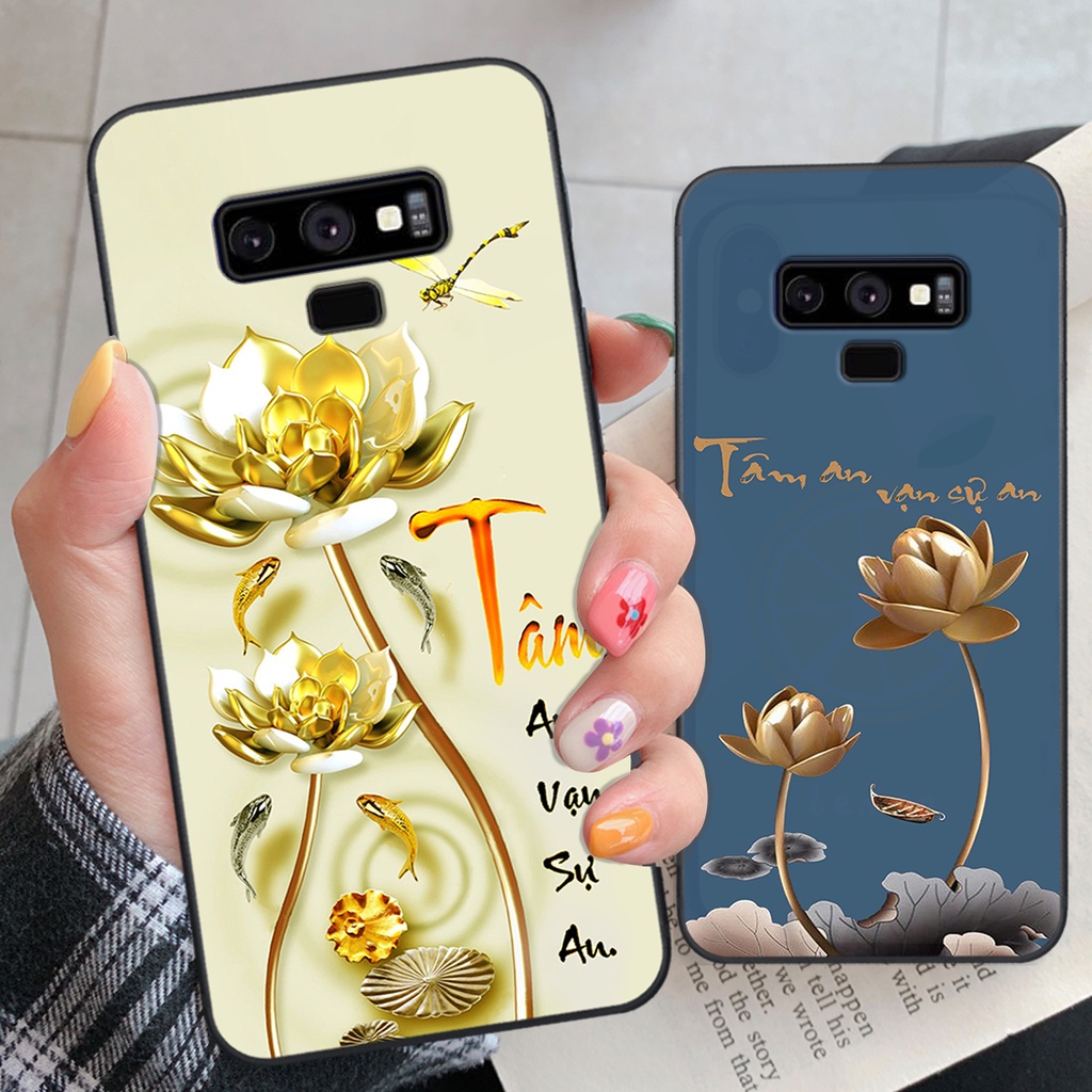 Ốp lưng Samsung Note 9 phiên bản cha mẹ - vợ chồng- chữ thư pháp Tâm, nhẫn, phúc lộc thọ cực đẹp và ý nghĩa