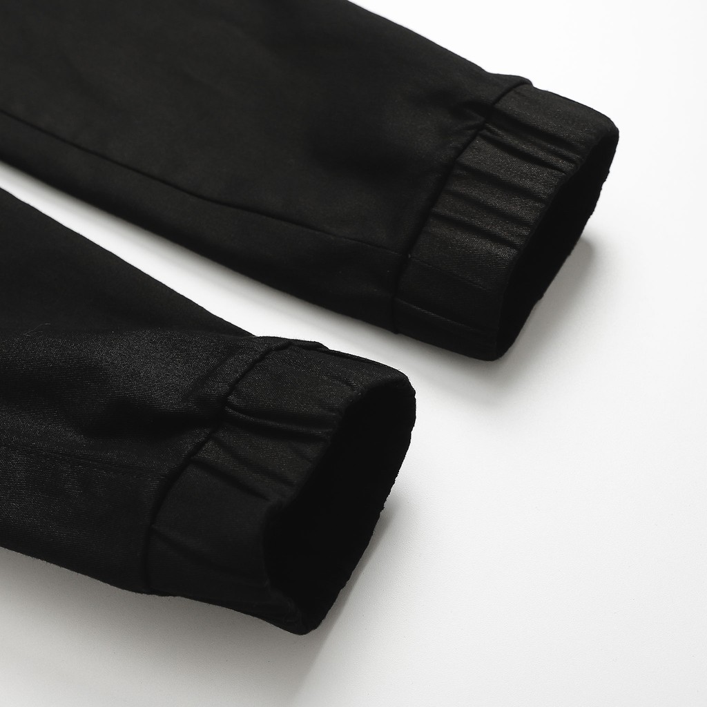 Quần Jogger Nam Numbi Kaki Đen Dây Rút, Chất Vải Kaki Dày Dặn Cao Cấp, JG001623, SOMEHOW