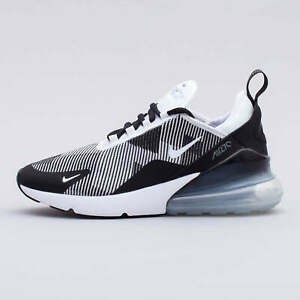 Giày NIKE AIR MAX 270 KJCRD GS BLACK WHITE COOL GREY - AR0301-007